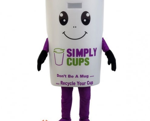 ростовая кукла стакан реклама