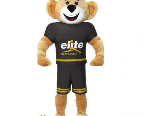 Ростовая кукла Медведь атлет талисман спортивная команда